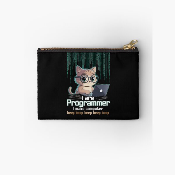 Item preview, I Are Programmer I Make Computer Beep Boop Cat Lovers designed and sold by MarkLeedsArt.