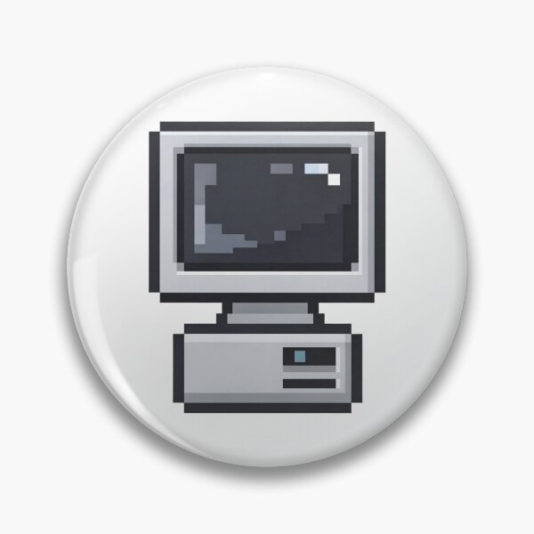 Artikelvorschau, Retro-Pixel-Computer – Minimalistische 8-Bit-Vintage-PC-Ästhetik entworfen und verkauft von onlin3boutiqu3.