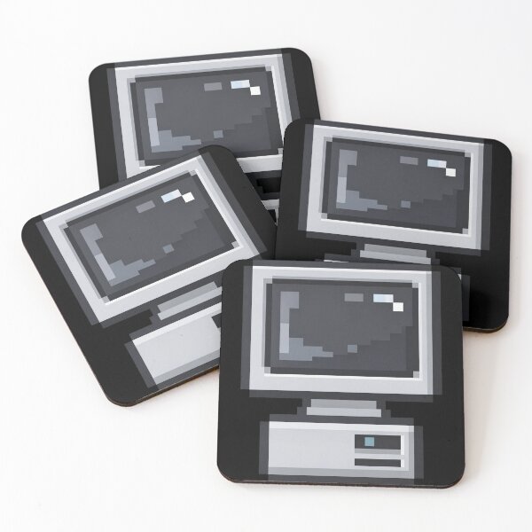 Item preview, Computadora retro de píxeles: estética minimalista de PC vintage de 8 bits designed and sold by onlin3boutiqu3.