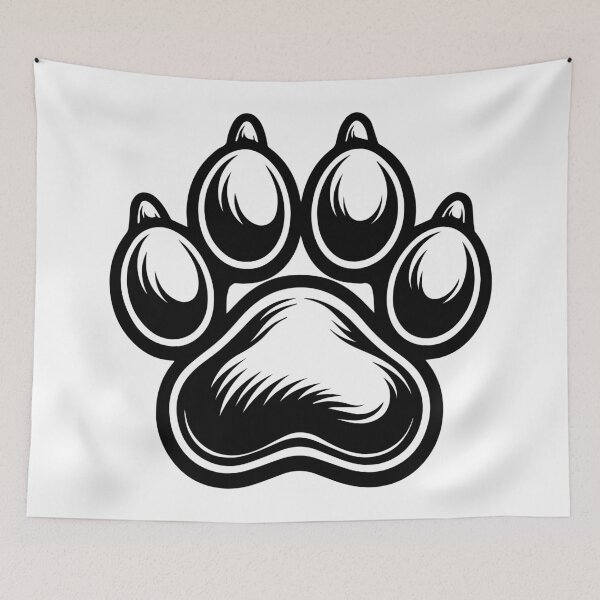 Item preview, Classic Dog Paw Print designed and sold by MarshallStickerX.