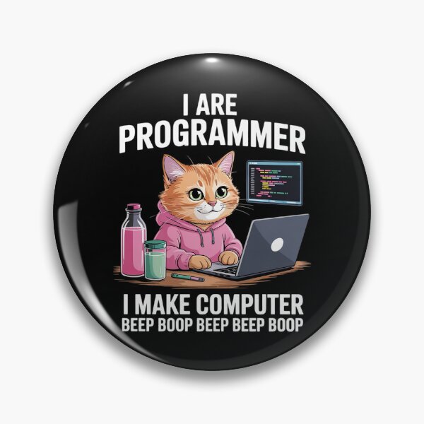 Item preview, I Are Programmer. I make Computer Beep Boop Cat Coding designed and sold by DigitaldeligArt.