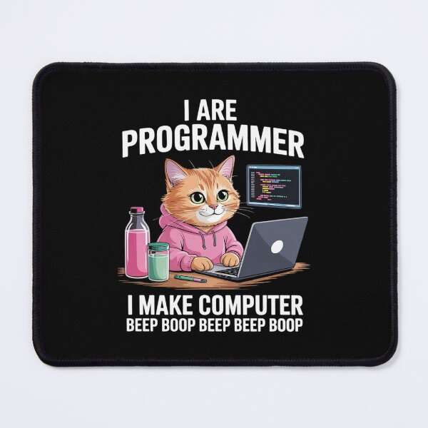 Item preview, I Are Programmer. I make Computer Beep Boop Cat Coding designed and sold by DigitaldeligArt.