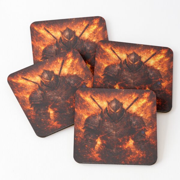 Item preview, Inferno Warrior – Dark Fantasy Fire Knight Art by NegarTv Designs designed and sold by NegarTv Designs.