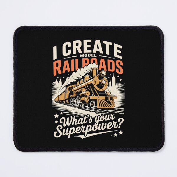 Item preview, I Create Model Railroads - Model Train Lover Railroader designed and sold by DigitaldeligArt.