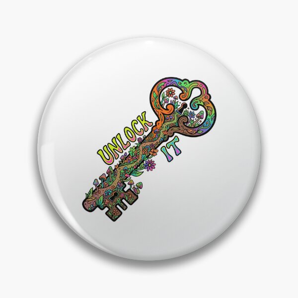 Item preview, Psychedelic Nature Key designed and sold by AliveStyle.