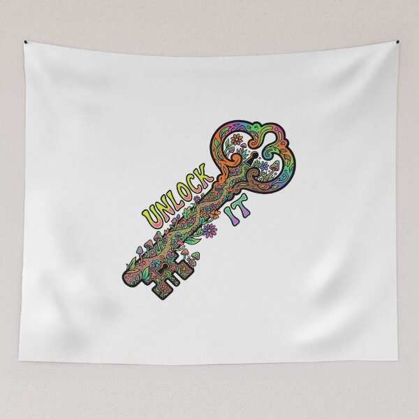 Item preview, Psychedelic Nature Key designed and sold by AliveStyle.