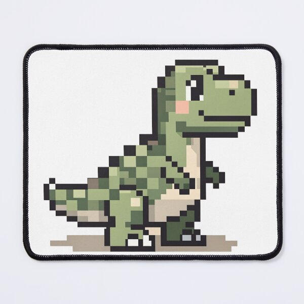 Item preview, Cute Pixel Dinosaur – Retro 8-Bit Dino Pixel Art designed and sold by onlin3boutiqu3.