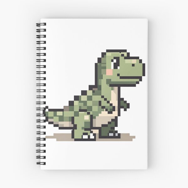 Item preview, Cute Pixel Dinosaur – Retro 8-Bit Dino Pixel Art designed and sold by onlin3boutiqu3.