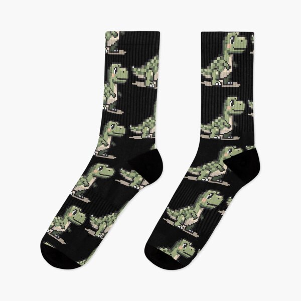 Item preview, Cute Pixel Dinosaur – Retro 8-Bit Dino Pixel Art designed and sold by onlin3boutiqu3.