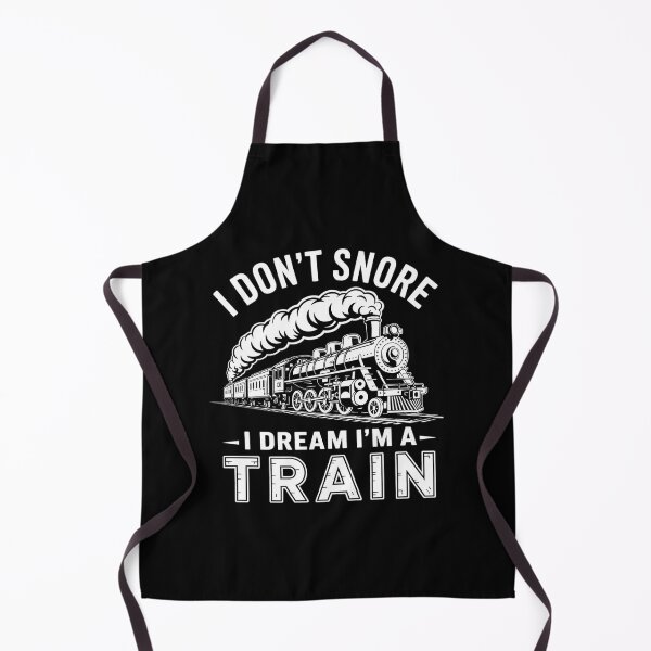 Item preview, I Don't Snore I Dream I'm A Train - Trainspotter Railroad designed and sold by MarkLeedsArt.
