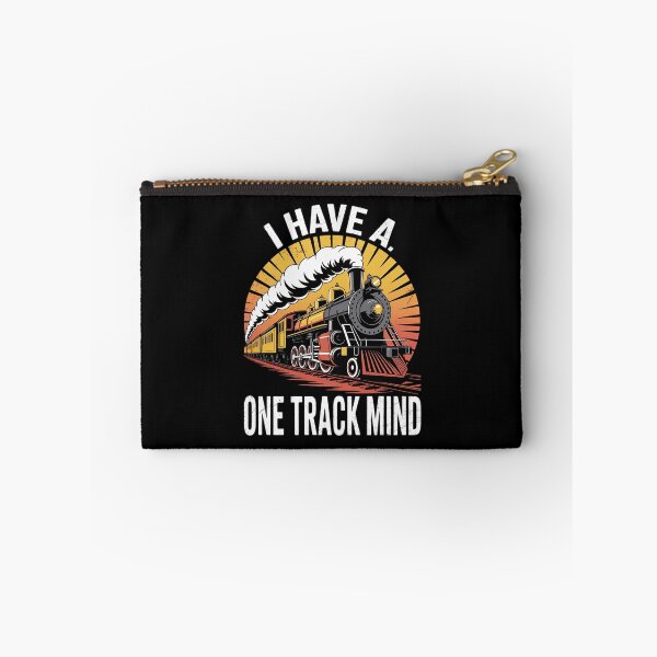 Item preview, I Have A One Track Mind - Model Train Railroad Conductor designed and sold by DigitaldeligArt.