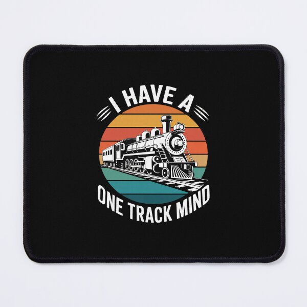 Item preview, I Have A One Track Mind - Trainspotter Model Train Railroad7 designed and sold by MarkLeedsArt.