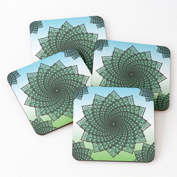 Item preview, Green Healing Mandala Energy designed and sold by OIL Pattern Design .