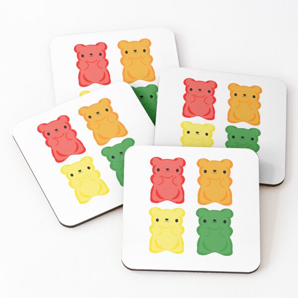 Item preview, Cute Colorful Gummy Bears Candy Art designed and sold by mariekawaii.