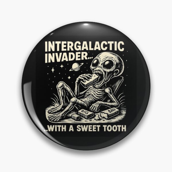 Item preview, Intergalactic Invader designed and sold by Cats and Other Things.