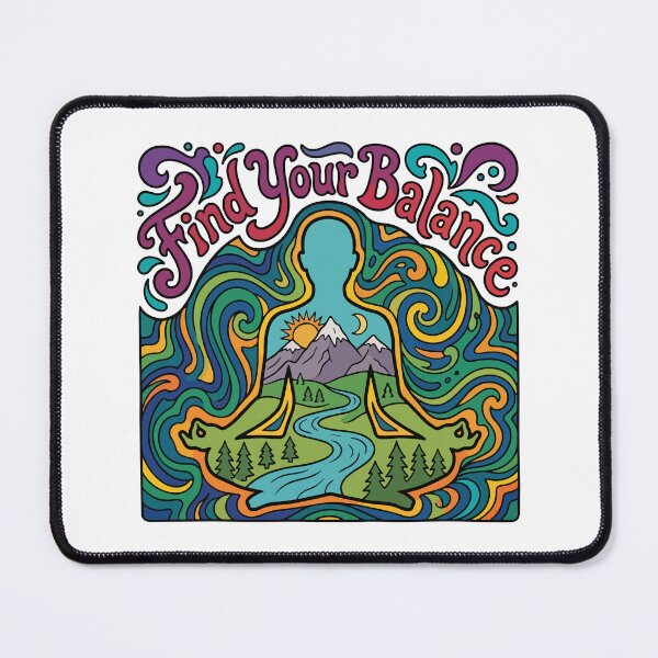 Item preview, Psychedelic Meditation Silhouette designed and sold by AliveStyle.
