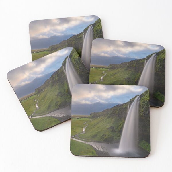 Item preview, Seljalandsfoss Sunrise I designed and sold by DiFigianoPhoto.
