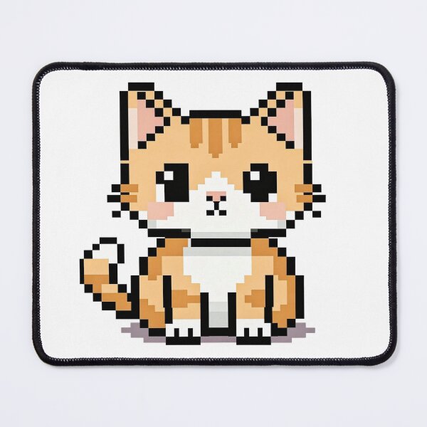 Item preview, Cute Pixel Cat – Retro 8-Bit Kitty Pixel Art designed and sold by onlin3boutiqu3.