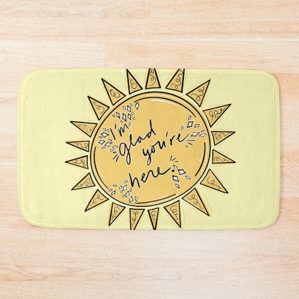 Item preview, Glad You’re Here designed and sold by woolandbristle.