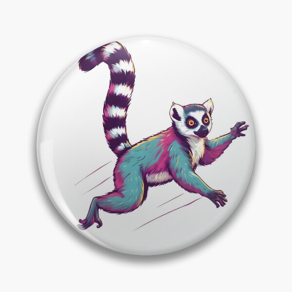 Artikelvorschau, Gefährdete Arten, lustige Lemuren, Lemuren, Lemur, Primaten, Ringelschwanzlemuren entworfen und verkauft von TrueArtVibes.