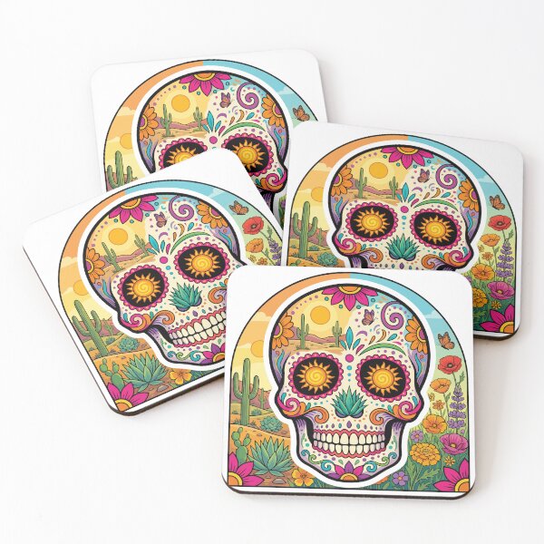 Item preview, Mexican Sugar Skull Desert designed and sold by AliveStyle.
