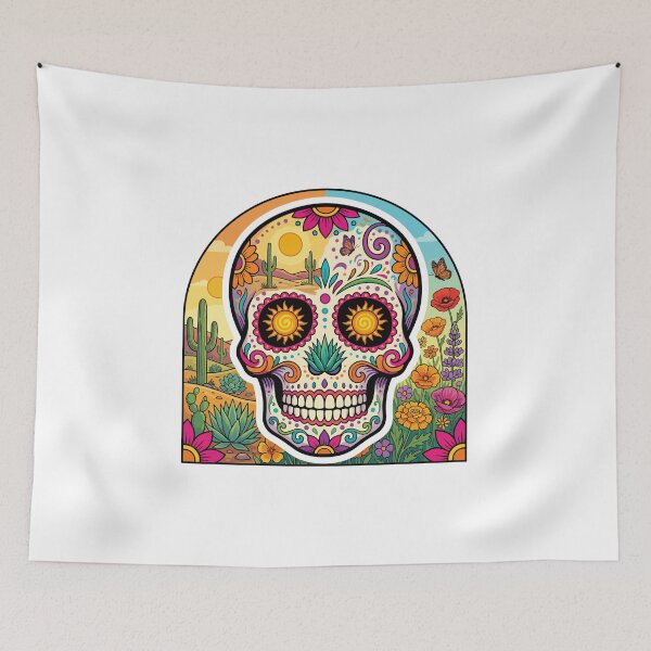 Item preview, Mexican Sugar Skull Desert designed and sold by AliveStyle.