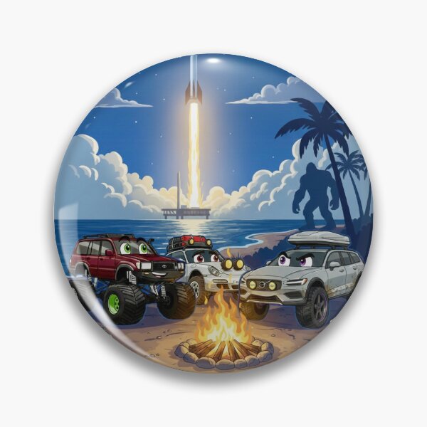 Artikelvorschau, Campingplatz an der Weltraumküste Floridas mit Geländewagenfreunden entworfen und verkauft von zu13.