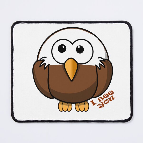 Item preview, Cute owl drawn in egg form, funny bird designed and sold by Redmoon9.