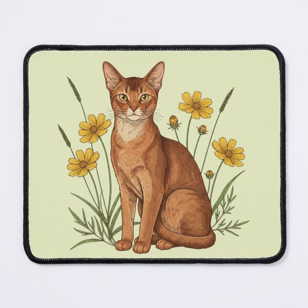 Item preview, Abyssinian Feline Garden Aesthetic designed and sold by BirdsnStuff.