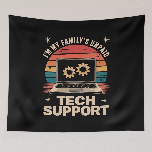 Item preview, I'm My Familys Unpaid Tech Support Computer Engineer  designed and sold by MarkLeedsArt.
