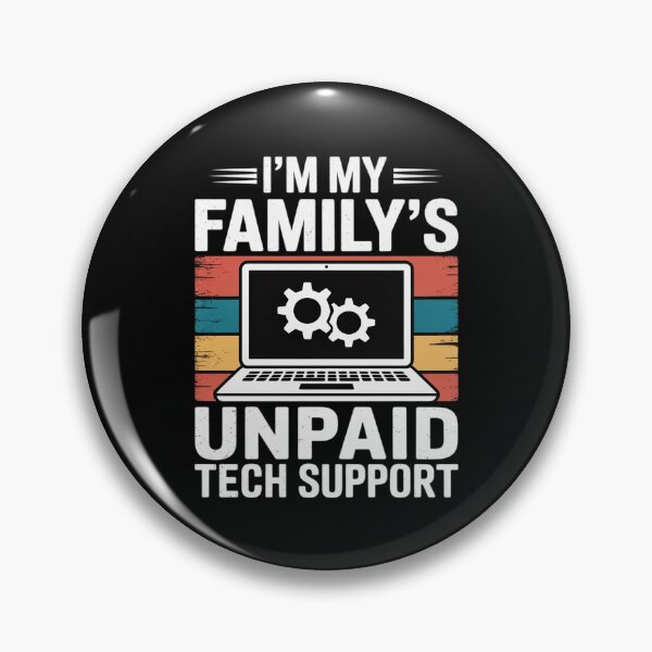Artikelvorschau, Ich bin der unbezahlte Computertechniker meiner Familie. entworfen und verkauft von DigitaldeligArt.