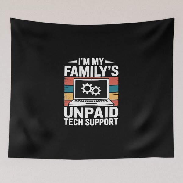 Item preview, I'm My Family's Unpaid Tech Support Computer Engineer  designed and sold by DigitaldeligArt.