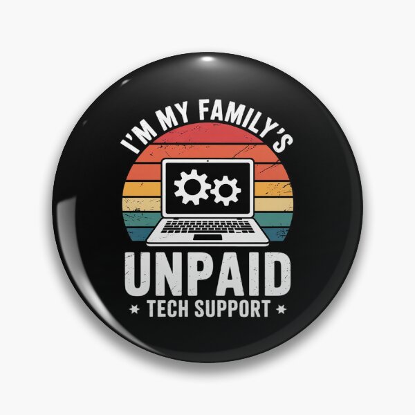 Artikelvorschau, Ich bin der unbezahlte technische Support-Computertechniker meiner Familie 1 entworfen und verkauft von MarkLeedsArt.