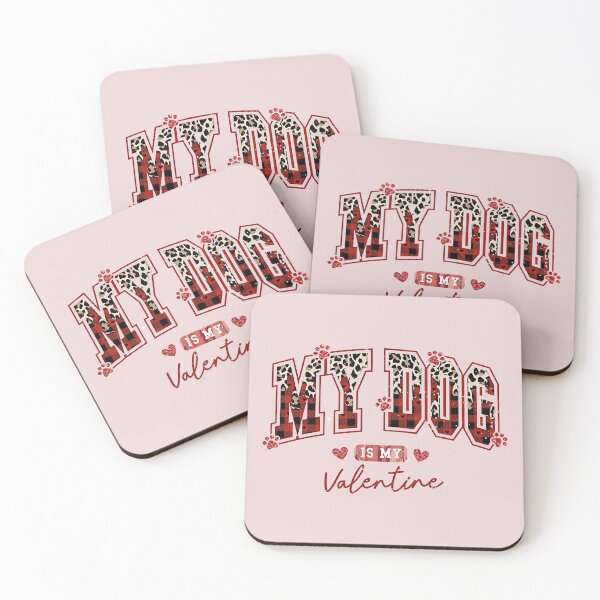 Item preview, My Dog is my Valentine College Font designed and sold by BKDIGITALSHOP.
