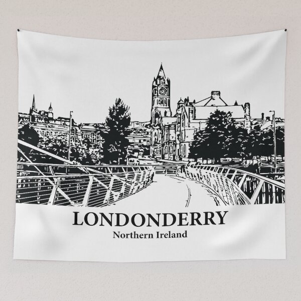 Artikelvorschau, Londonderry – Nordirland entworfen und verkauft von Lakeric Cityscapes.