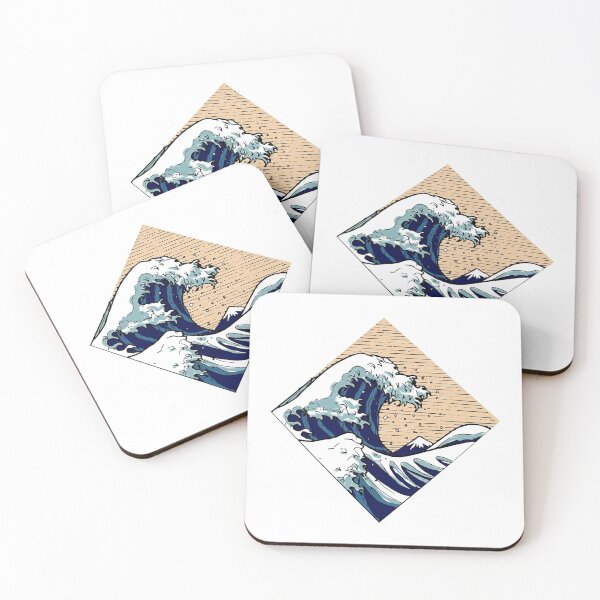 Item preview, Square Great Wave Fuji designed and sold by markusvertikal.