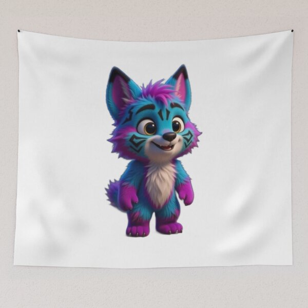 Item preview, Fizz Creature – Stormglyph Fizz – Cute Fantasy Animal Art designed and sold by Alyas-Creatures.