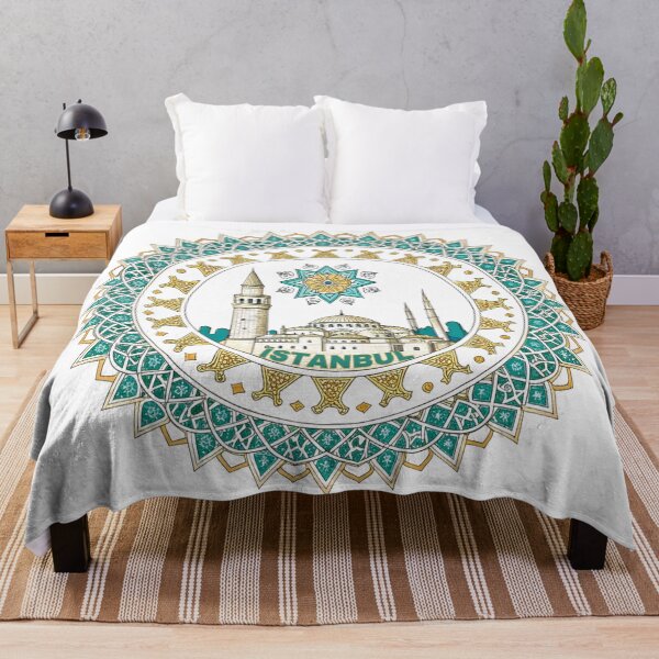 Item preview, Vintage Istanbul Skyline - Cultural Architectural Mandala Design designed and sold by asliberry.