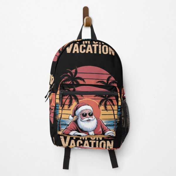 Item preview, I_m On Vacation Santa Funny Summer Holiday Palm Tree designed and sold by comptorasunfia.
