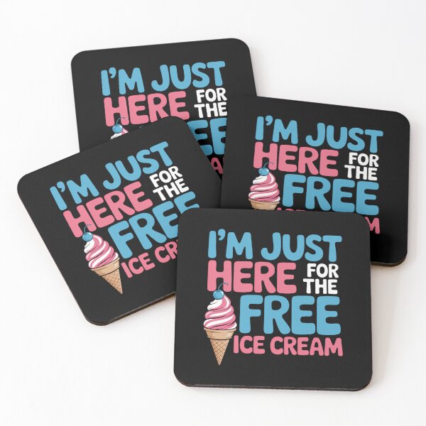 Item preview, I_m Just Here For The Free Ice Cream Hello Summer designed and sold by comptorasunfia.