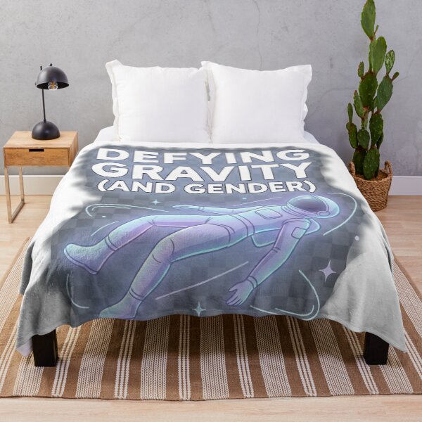 Item preview, Defying gravity (and gender) cosmic astronaut designed and sold by rainbowgremlin.