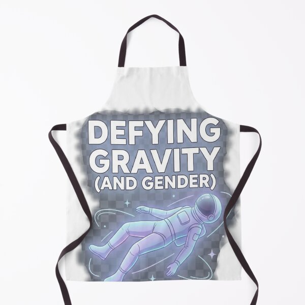 Item preview, Defying gravity (and gender) cosmic astronaut designed and sold by rainbowgremlin.