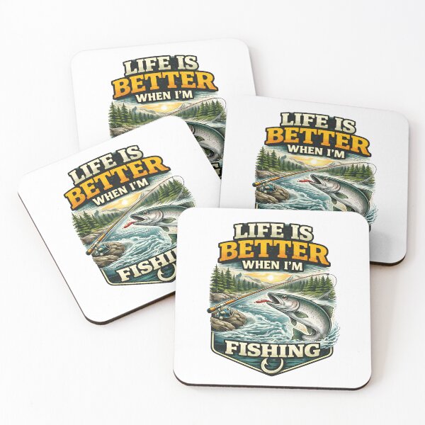Item preview, Life Is Better When I’m Fishing – Fishing Lifestyle Angler Design designed and sold by SVALANART.