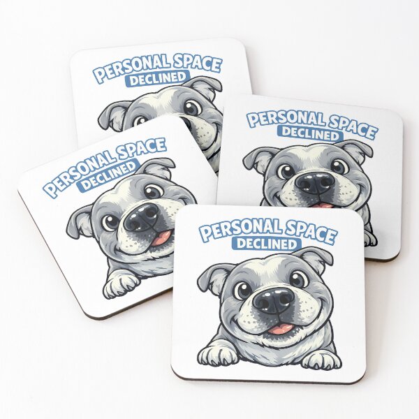 Item preview, Personal Space Declined – Funny Dog Close Up Illustration designed and sold by BestFriendTees.