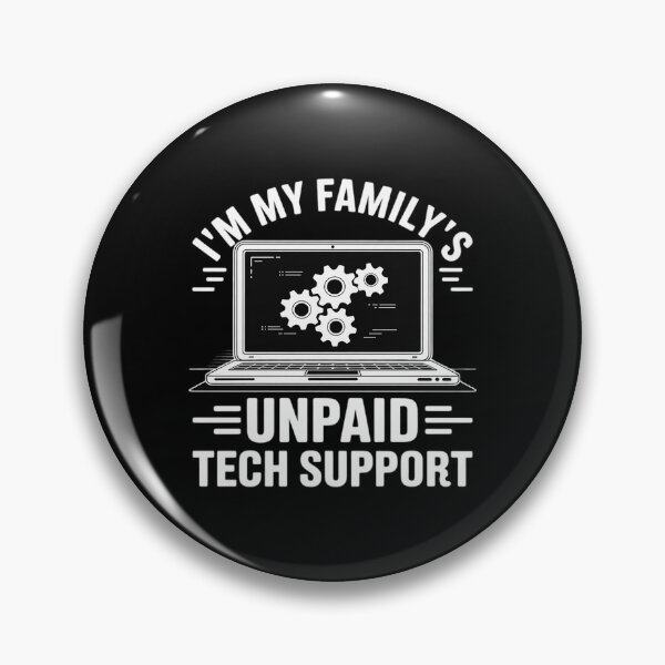 Item preview, I'm My Family's Unpaid Tech Support Computer Engineer 4 designed and sold by MarkLeedsArt.