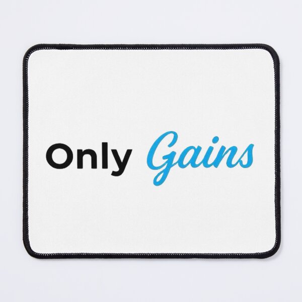 Item preview, Only Gains – Sleek Fitness Logo with Bold Energy and Modern Style designed and sold by PixelVibe782.