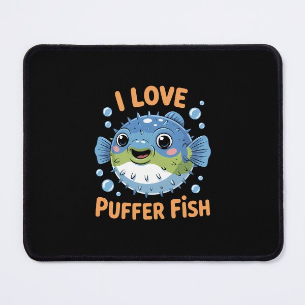 Item preview, I Love Pufferfish Puffer Sea Fish Lover designed and sold by comptorasunfia.