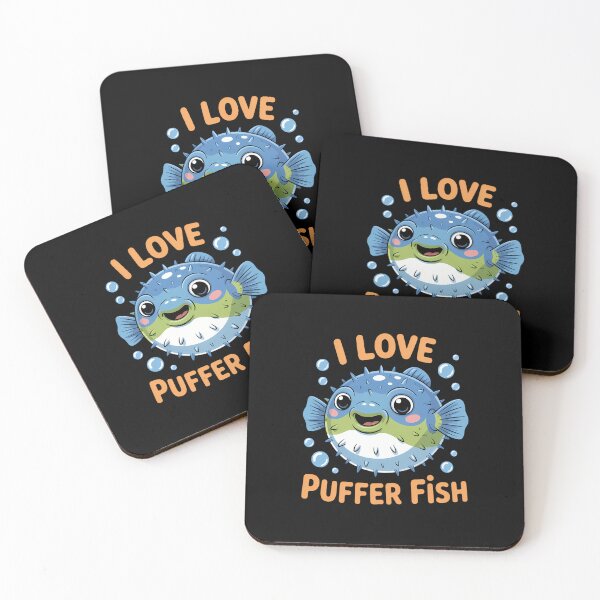 Item preview, I Love Pufferfish Puffer Sea Fish Lover designed and sold by comptorasunfia.
