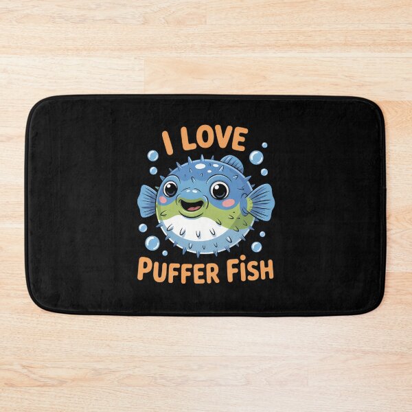 Item preview, I Love Pufferfish Puffer Sea Fish Lover designed and sold by comptorasunfia.
