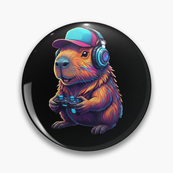 Artikelvorschau, Lustige Capybara-Gamer-Gaming-Videospiele Capybara-Kunst für Männer, Frauen, Kinder, Capybara-Geschenkliebhaber entworfen und verkauft von DZIRI NAJAT.